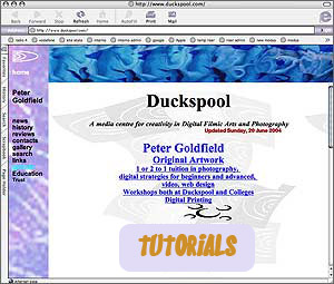 Duckspool homepage